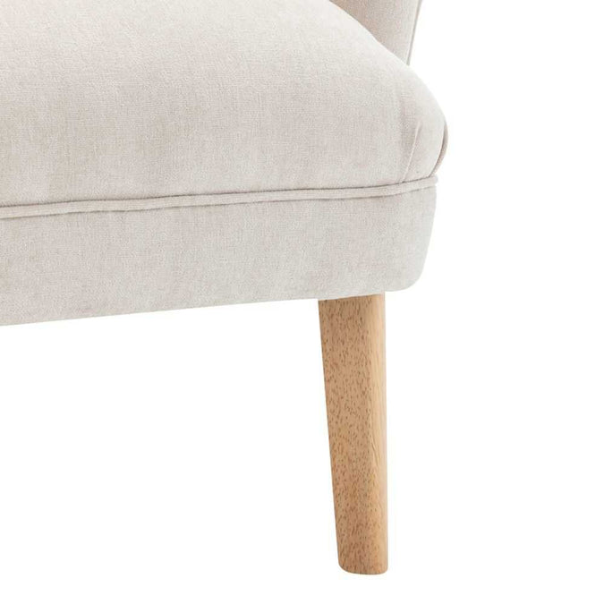 Elsa Occasional Chair - Cream Chenille