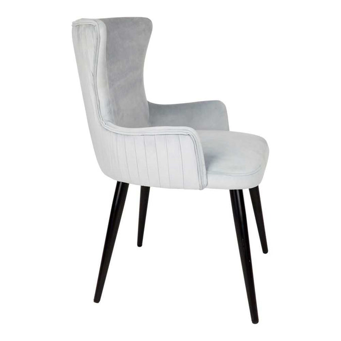 Dorsett Dining Chair - Cloud Blue Velvet - OUTLET NSW 1 CHAIR ONLY