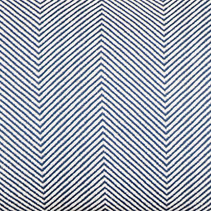 Candace Stool - Chevron Blue Linen