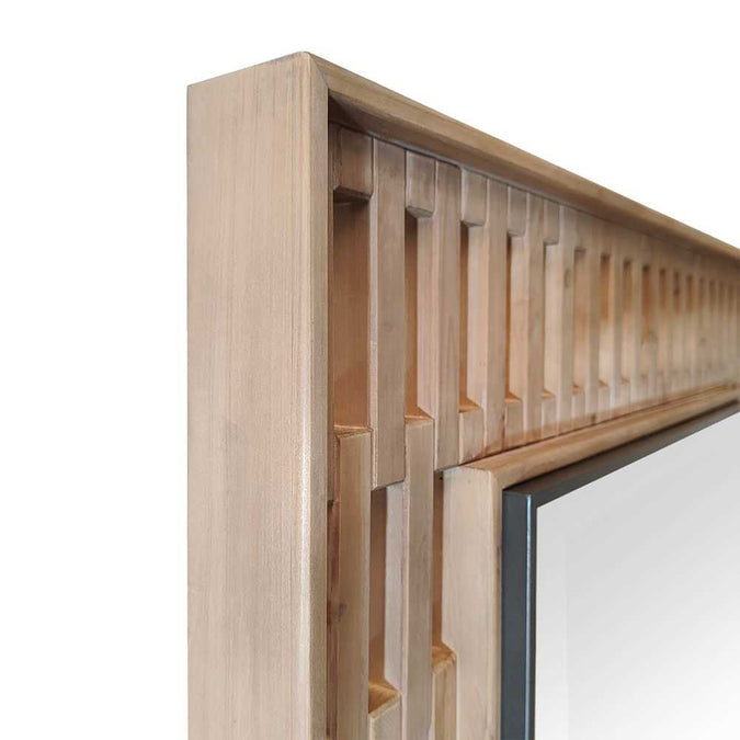 Appin Floor Mirror - Natural - - Eleganté
