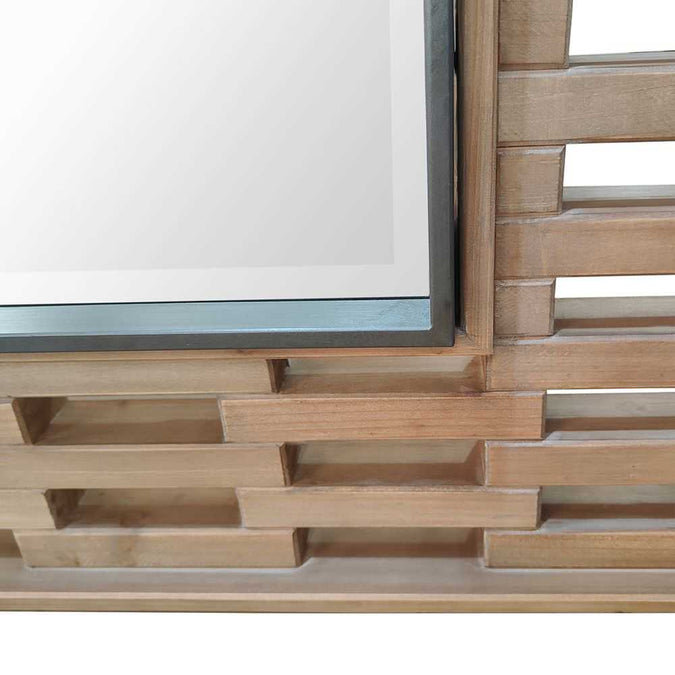Appin Floor Mirror - Natural - - Eleganté