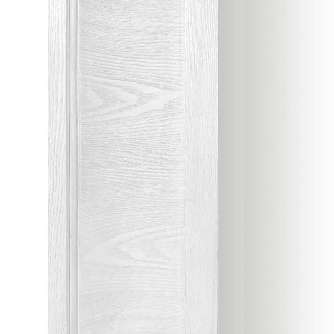 Bateman Wall Mirror - White - - Eleganté