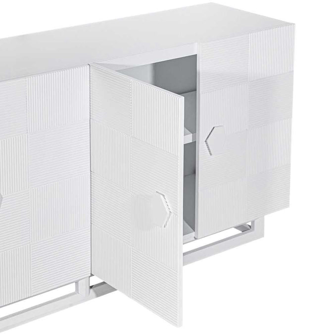 Alton Buffet - White - - Eleganté