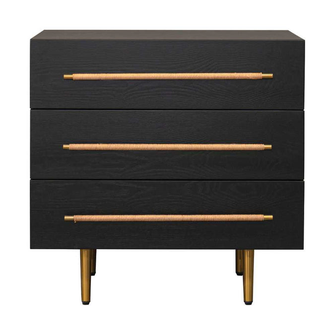 Retreat Bedside Table - Black - - Eleganté