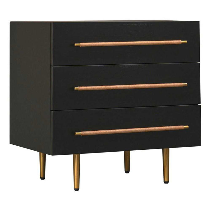 Retreat Bedside Table - Black - - Eleganté