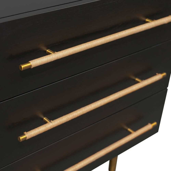 Retreat Bedside Table - Black - - Eleganté