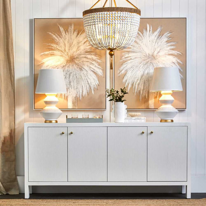 Ariana Buffet - White - - Eleganté