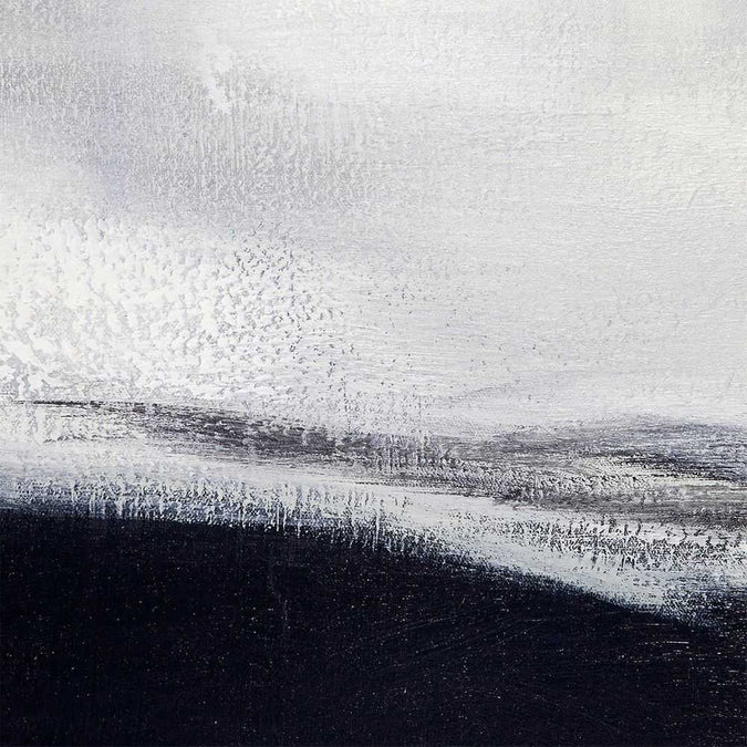 Evening Blues Oil On Canvas Painting - OUTLET NSW