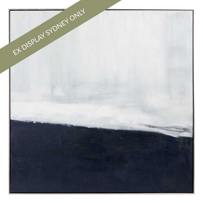 Evening Blues Oil On Canvas Painting - OUTLET NSW