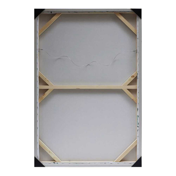 Migration Set of Two Oil on Canvas Painting - Green - - Eleganté