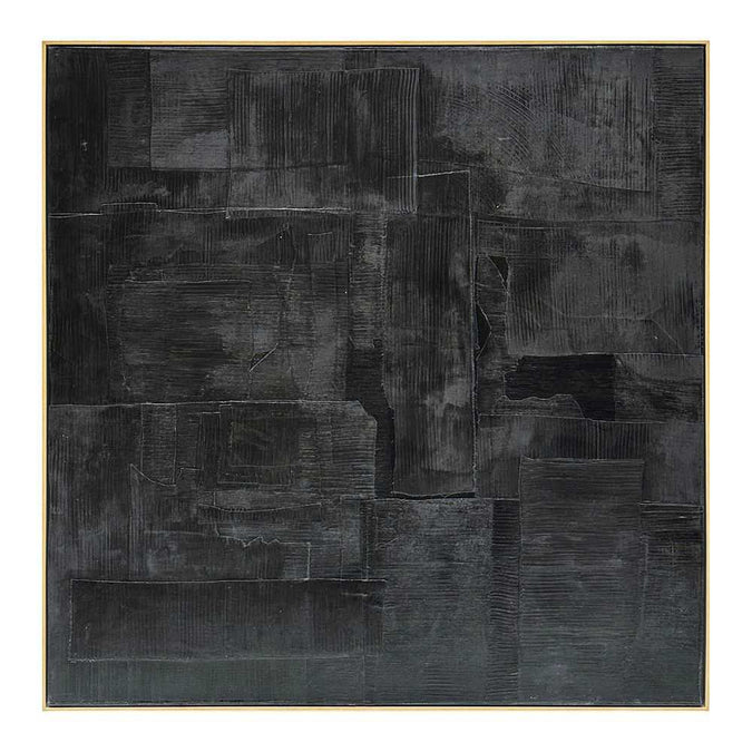 Into the Darkness Oil On Canvas Painting - - Eleganté