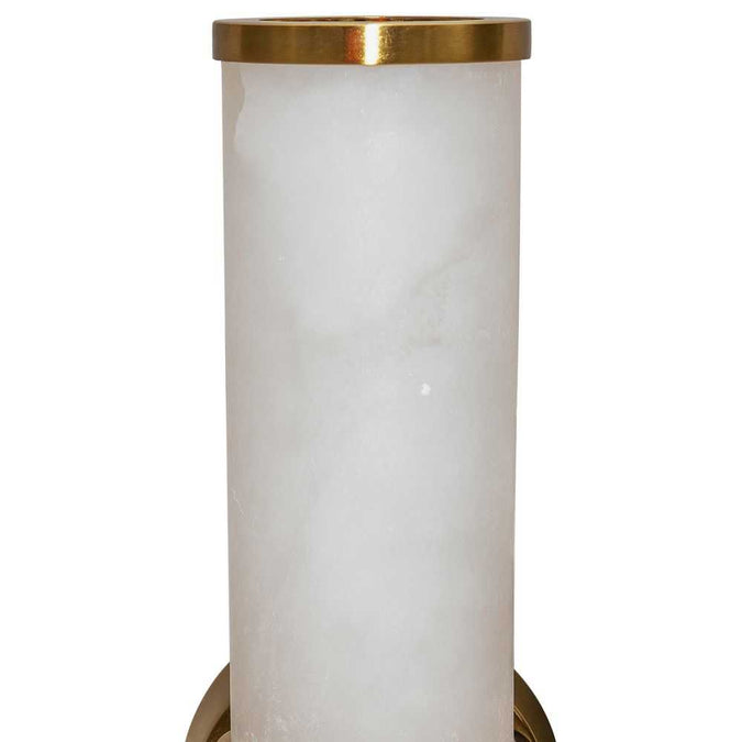 Shaffer Alabaster Wall Sconce - - Eleganté