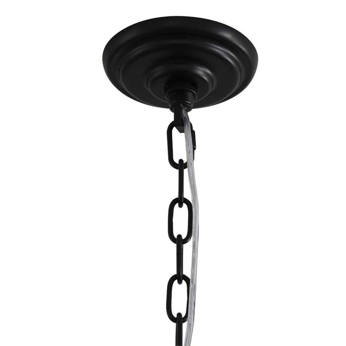 Palermo Alabaster Pendant - Black - - Eleganté