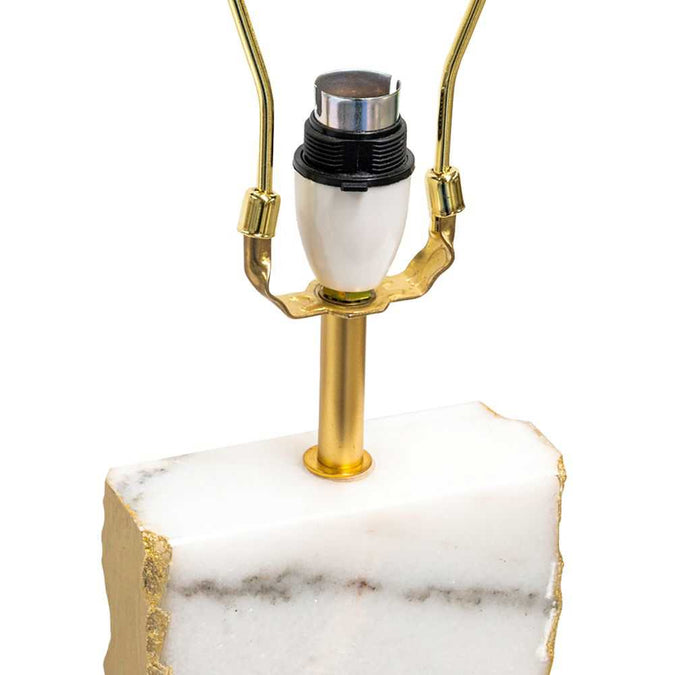 Benicia Marble Table Lamp - - Eleganté