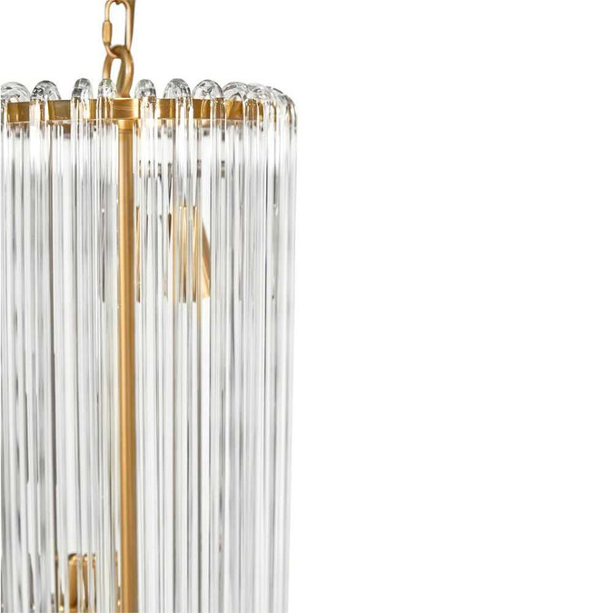 Zara Pendant - Long Brass - - Eleganté