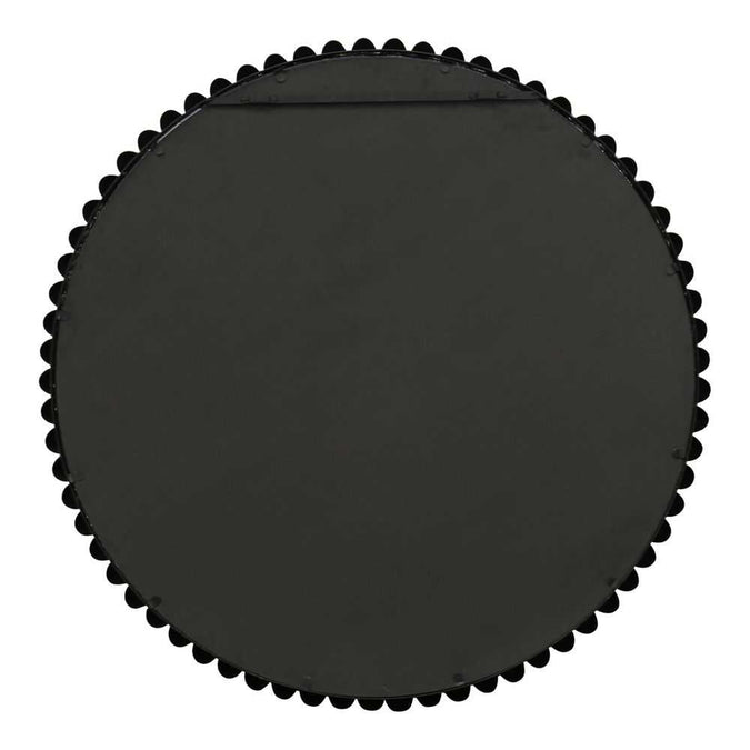 Esme Round Wall Mirror - Black