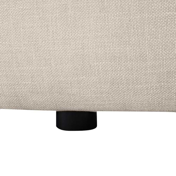 Greenwich 3 Seater Sofa w Left Chaise - Natural Chenille