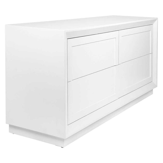 Balmain 4 Drawer Chest - White