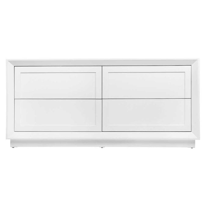 Balmain 4 Drawer Chest - White