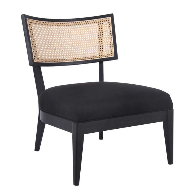 Classic Upholstery Swatch - Black Linen