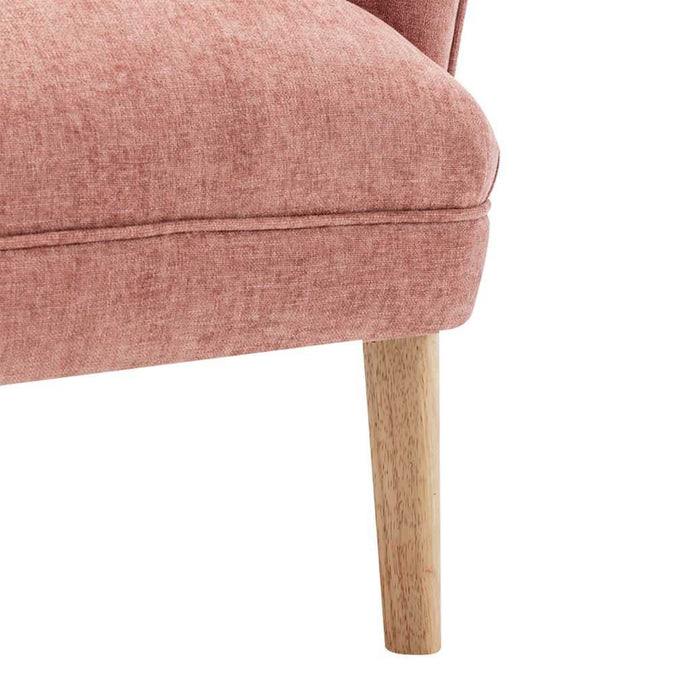 Elsa Occasional Chair - Coral Chenille - - Eleganté