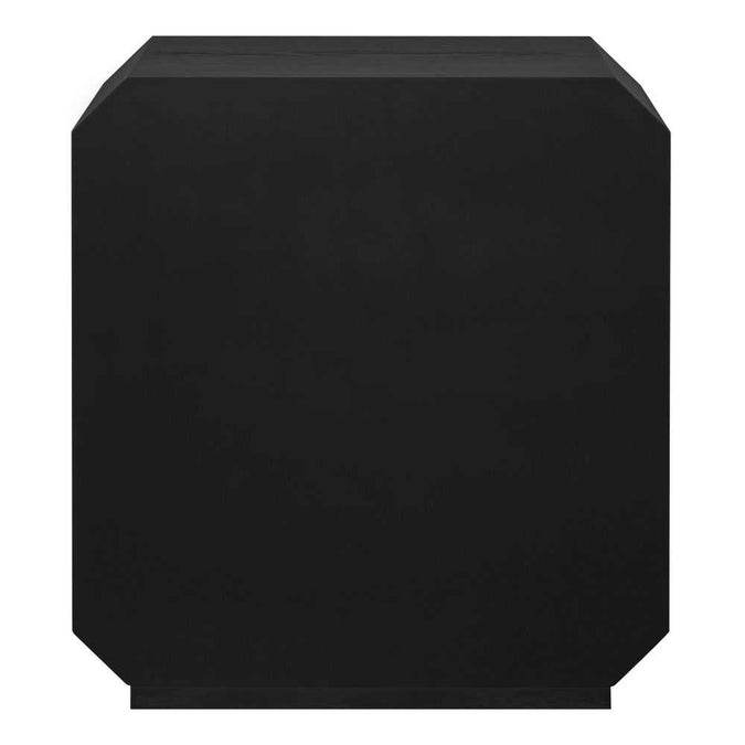 Anderson 2 Drawer Bedside Table - Black