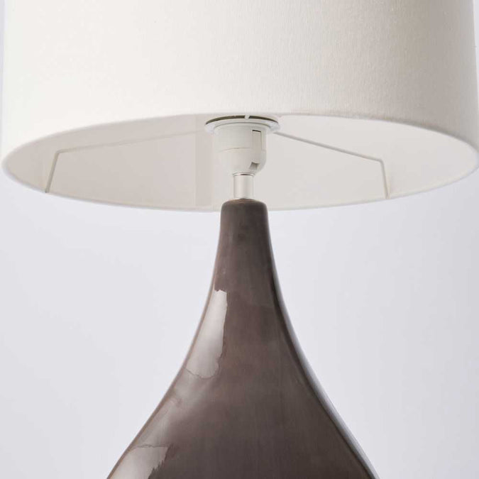 Sabrina Table Lamp - Grey - - Eleganté