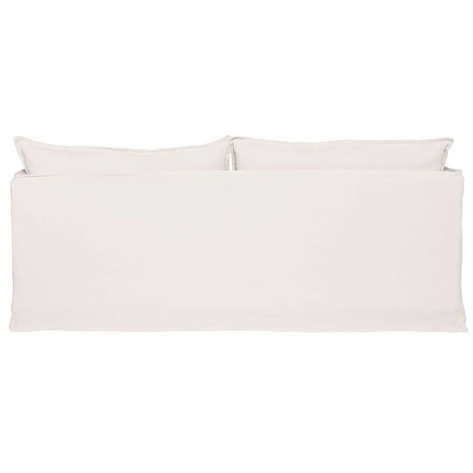 Palm Beach 3 Seater Slip Cover Sofa - White Linen