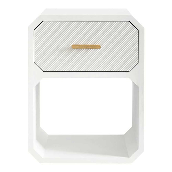 Anderson Bedside Table - Small White - - Eleganté