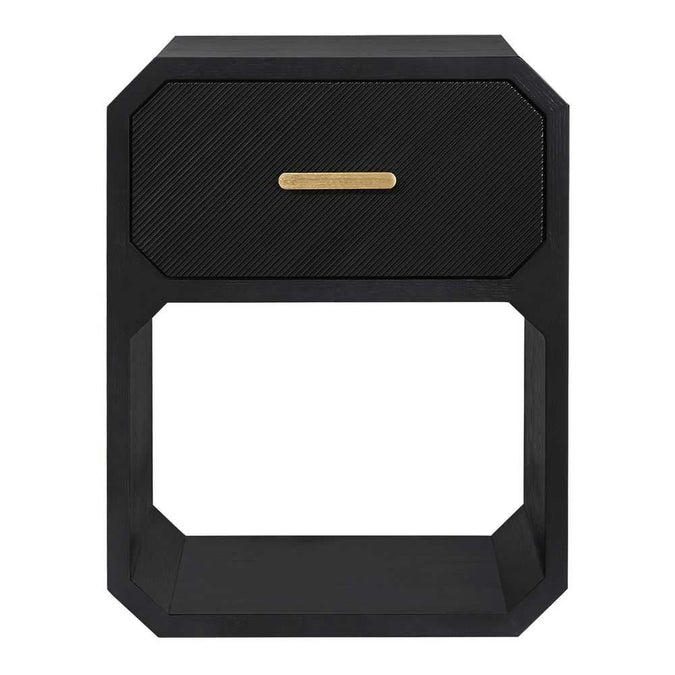 Anderson Bedside Table - Small Black - - Eleganté