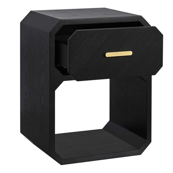 Anderson Bedside Table - Small Black - - Eleganté