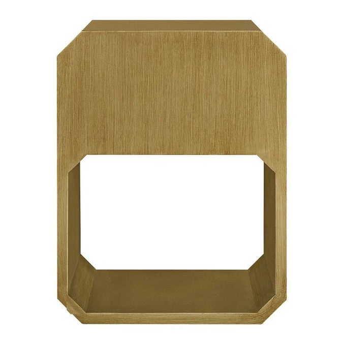 Anderson Bedside Table - Small Antique Gold - - Eleganté