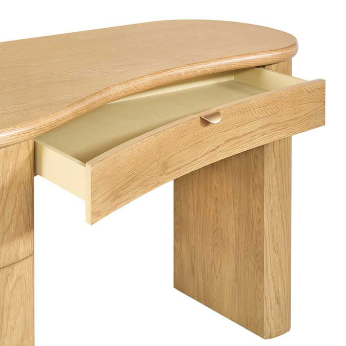 Lina Desk - Oak - - Eleganté
