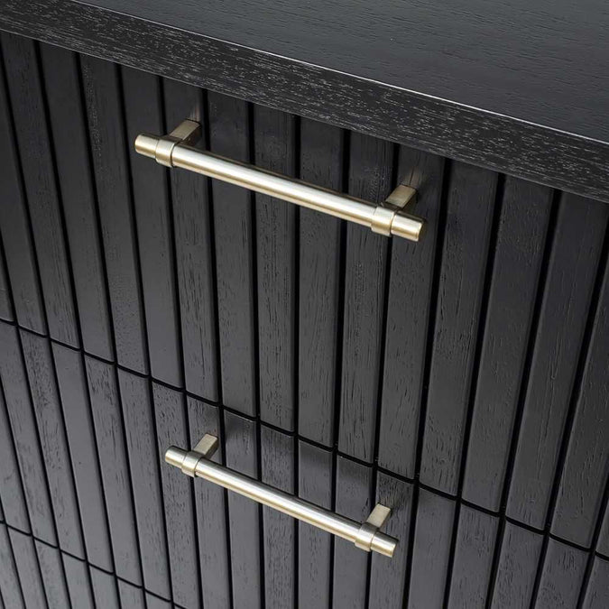 Sophia 3 Drawer Chest - Black - - Eleganté