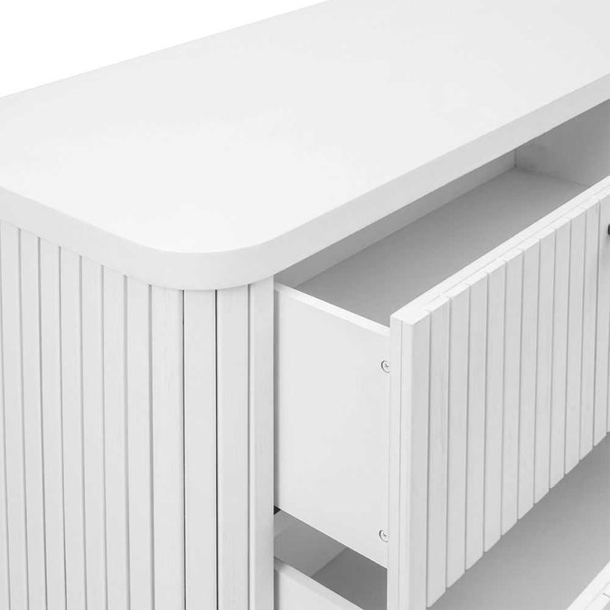 Sophia 3 Drawer Chest - White - - Eleganté