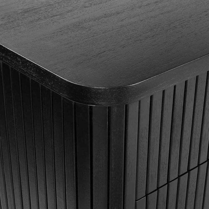 Sophia 6 Drawer Chest - Black - - Eleganté