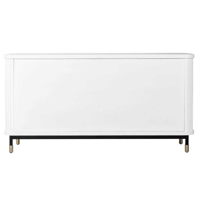 Sophia 6 Drawer Chest - White - - Eleganté