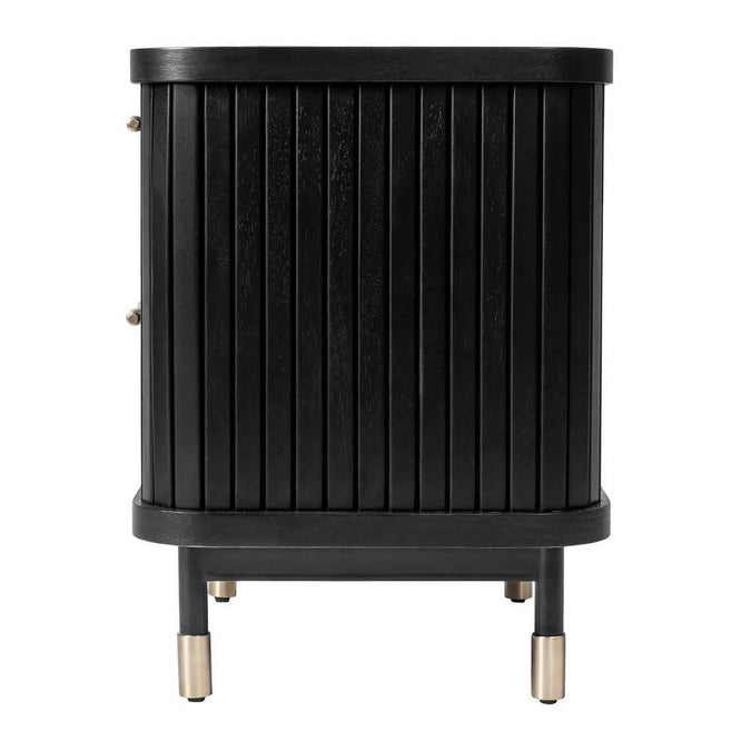 Sophia Bedside Table - Black - - Eleganté
