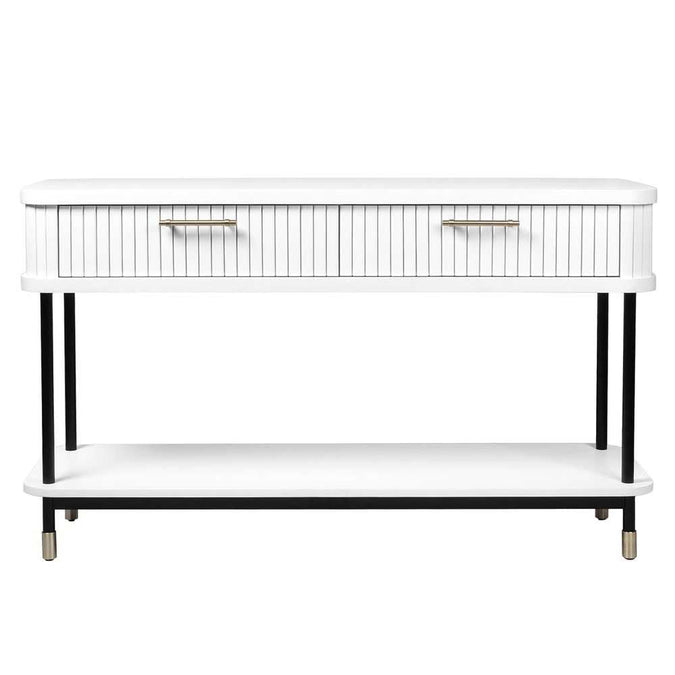 Sophia Console Table - White - - Eleganté