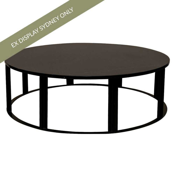 Bowie Marble Coffee Table - Large Black - OUTLET NSW - - Eleganté