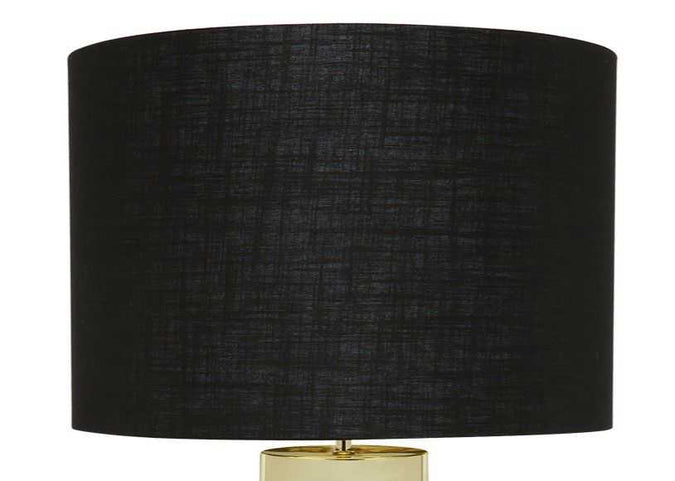 Cleo Table Drum Shade - Black - - Eleganté