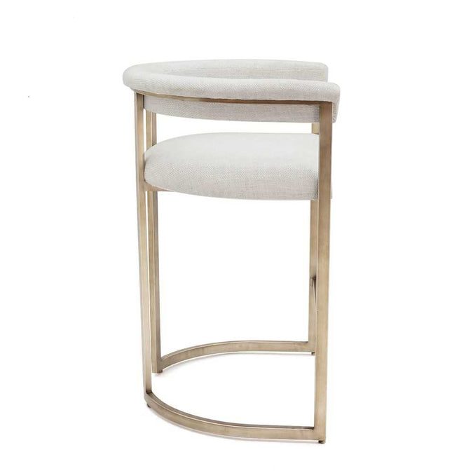 Dino Kitchen Stool - Natural Linen - OUTLET NSW