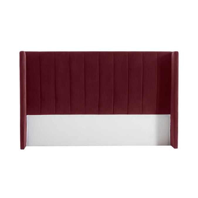 Central Park Queen Bedhead - Wine Velvet - - Eleganté