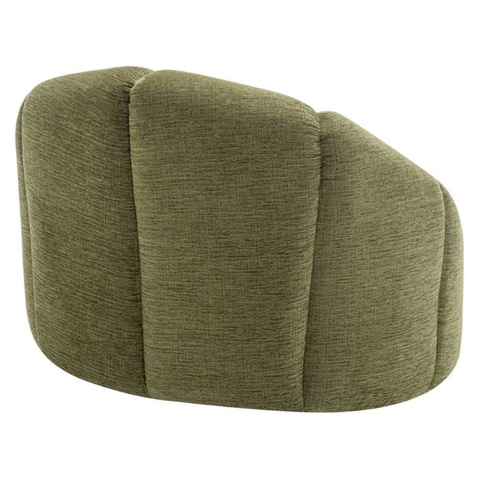 Avalon Swivel Occasional Chair - Olive Chenille - - Eleganté