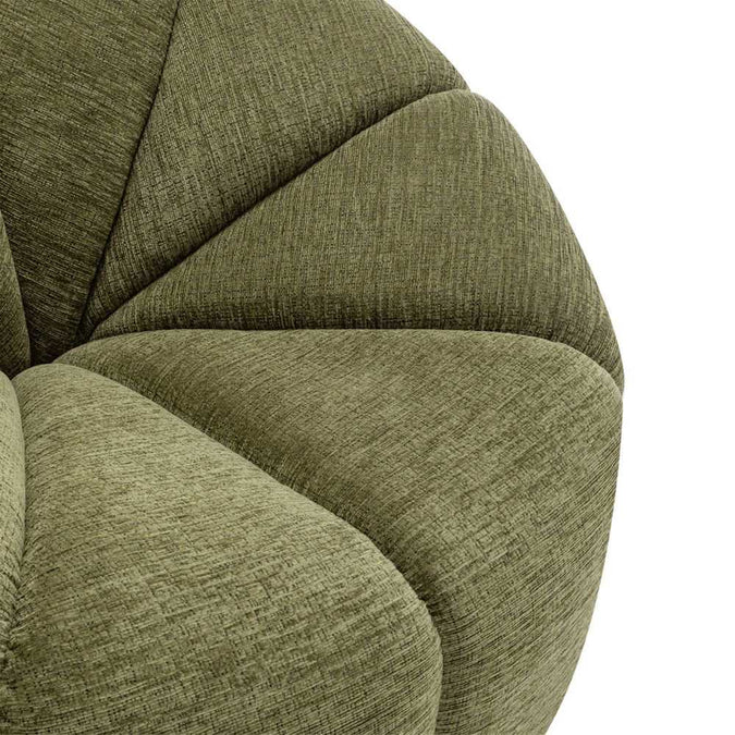 Avalon Swivel Occasional Chair - Olive Chenille - - Eleganté