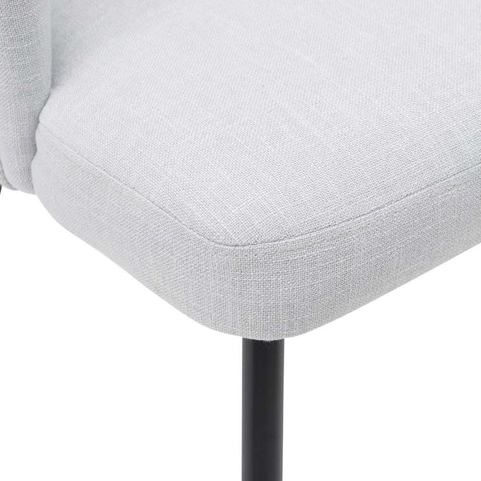 Whitney Dining Chair Set of 2 - Dusk Grey - - Eleganté