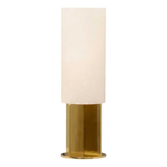 Samara Alabaster Table Lamp - Brass - - Eleganté