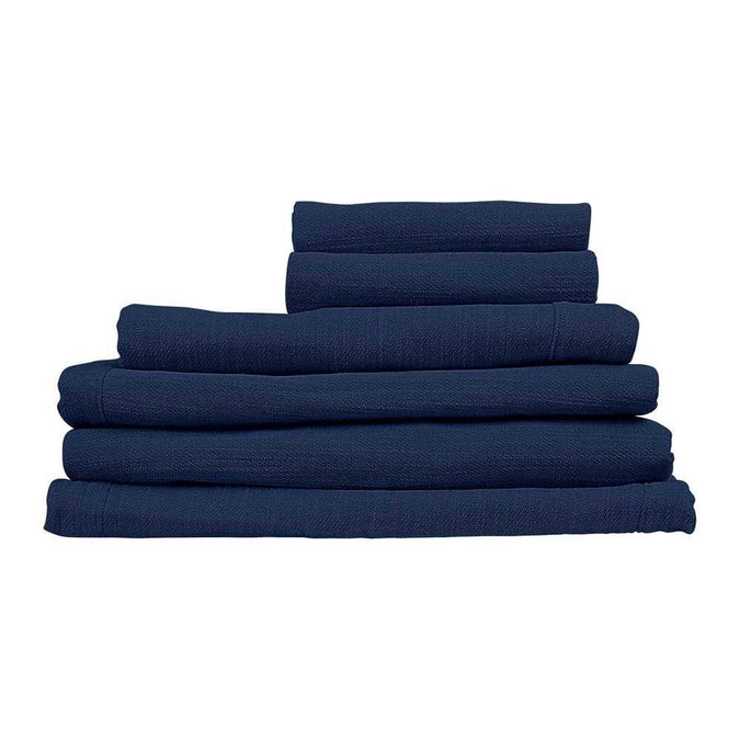 Birkshire 3 Seater Sofa SLIP COVER ONLY - Navy Linen - - Eleganté