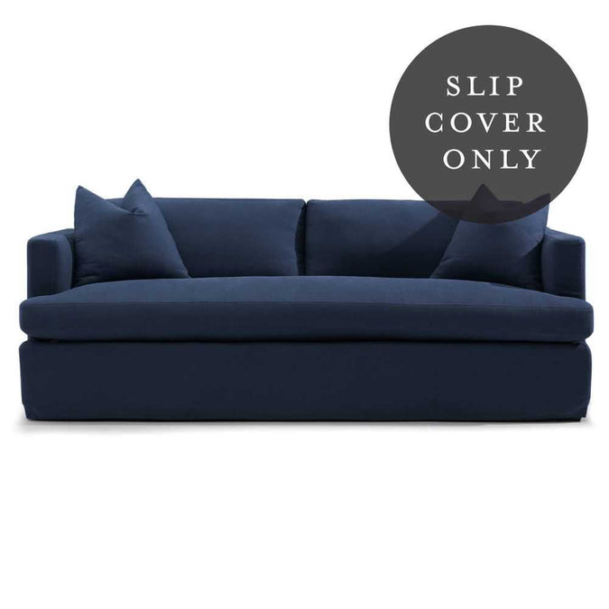 Birkshire 3 Seater Sofa SLIP COVER ONLY - Navy Linen - - Eleganté