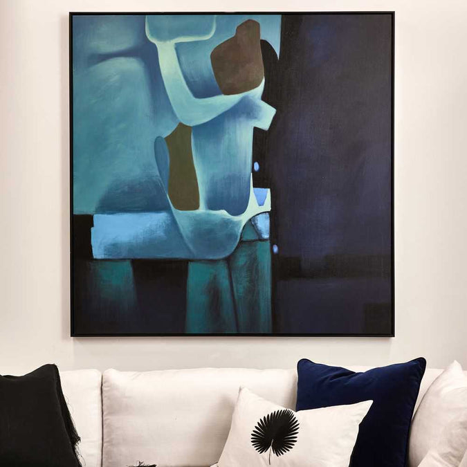 Maracas Escape Oil On Canvas Painting - - Eleganté